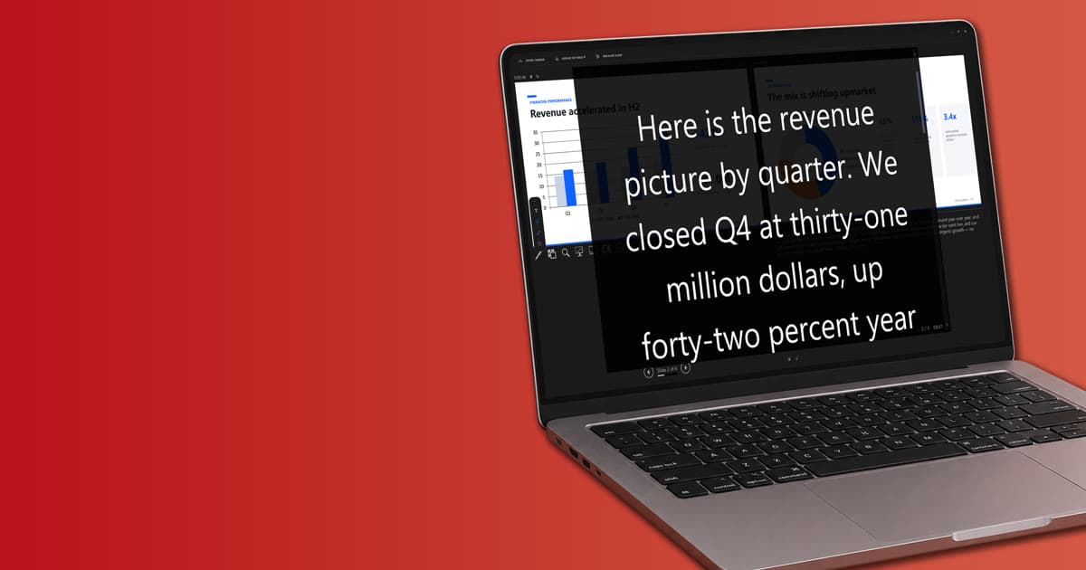 Speaker Notes AI Teleprompter screenshot