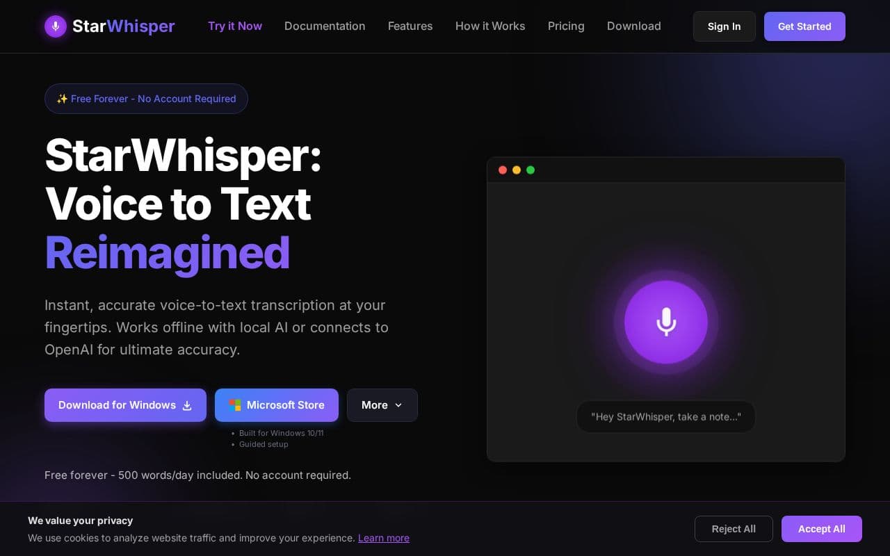StarWhisper screenshot