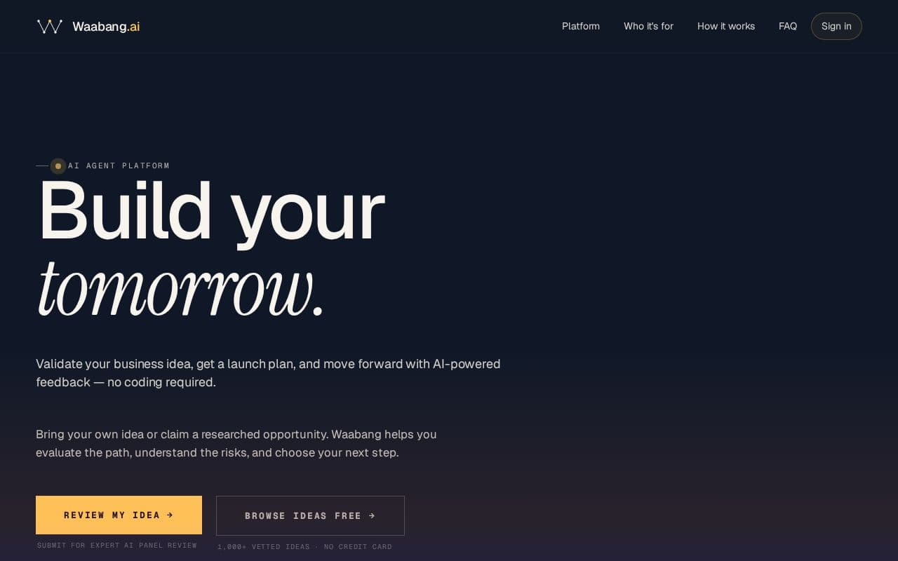 Submit Ideas, Browse, Get AI Scored screenshot